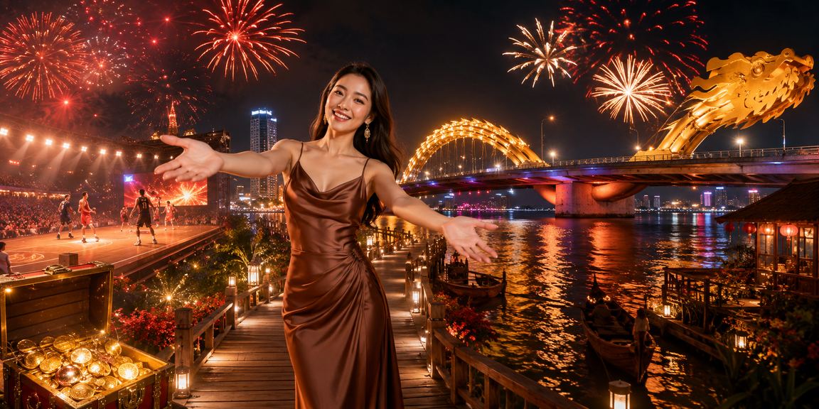 Người dùng Đà Nẵng chơi slots jackpot trên điện thoại tại quán cà phê buổi sáng