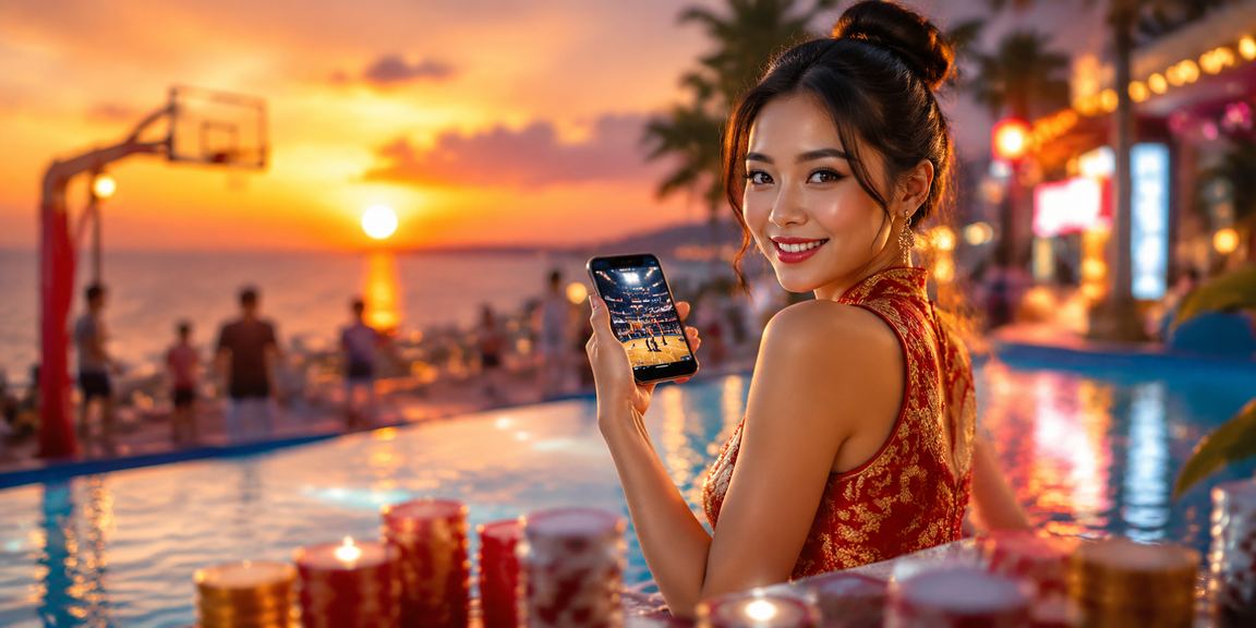 Giao diện cược bóng rổ tại lễ hội Mũi Né d28